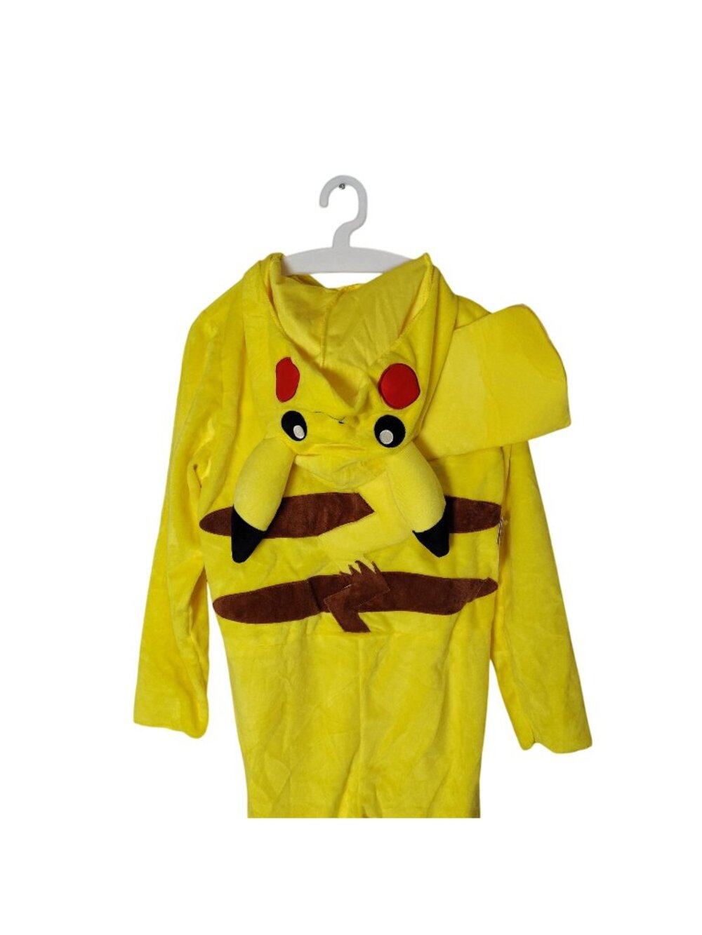Youth L (10/12) Pokemon Pikachu Jumpsuit Halloween Cosplay Costume